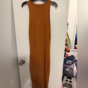 Forever 21 Orange Maxi Dress